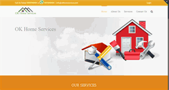 Desktop Screenshot of okhomeservices.com